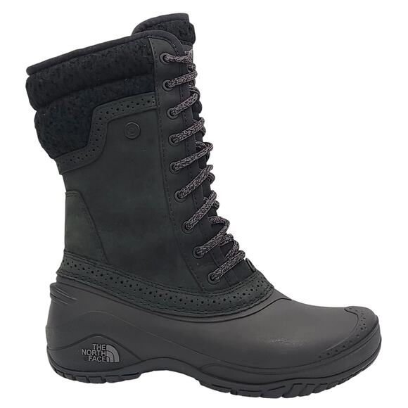 The North Face Women Shellista II Mid Waterproof Mid Calf Boots US 5B Black - Picture 4 of 7